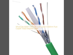 Wholesale 1000FT Cat6 FTP LSZH Jacket 0.560mm Pure Copper 1Gbps Ethernet Cable