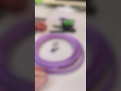 Copper 23AWG UTP CAT6A Cable CMR Plenum Cable With Blue PVC Jacket 500MHz 1000ft