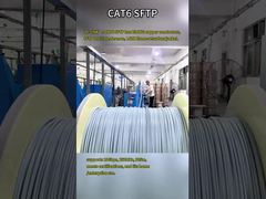 SFTP Shielding Type Cat 6 Ethernet Cable with Copper Conductor Material LSZH Jacket